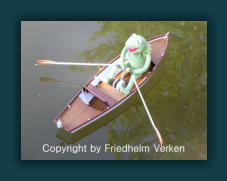 Ruderboot Kermit